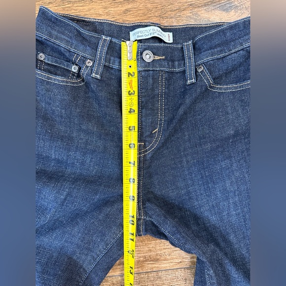 Levi’s Perfectly Slimming Bootcut 512 Jeans 4M, Dark Wash Bootcut Jeans 27 - Picture 6 of 11